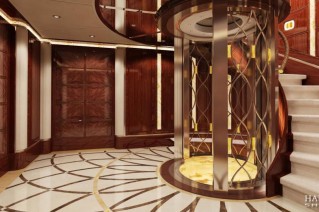 61m megayacht YN248 - Interior